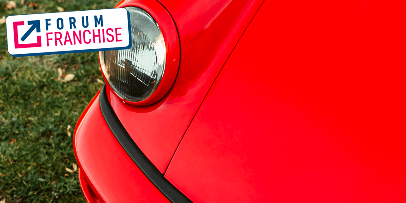 Présence de la franchise automobile L'Agence Automobiliere au salon Forum franchise en 2025